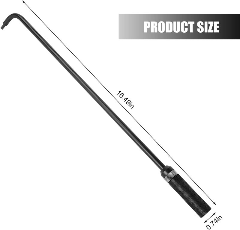 FALVFUN Motorcycle Pilot Screw Adjustment Tool, Heavy Duty Metal Air Mixture Carburetor Jet Screwdriver, 110° Angled Head Scooter Carb Repair Tool, Universal for ATV UTV Snowmobile - Image 2